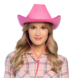 Kovbojský klobouk růžový rodeo